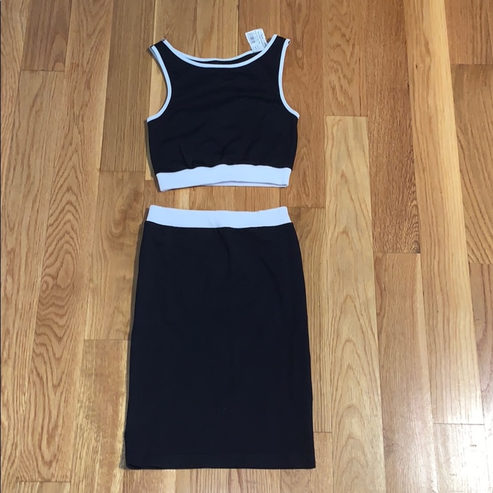Malibu sugar tight two piece dress set